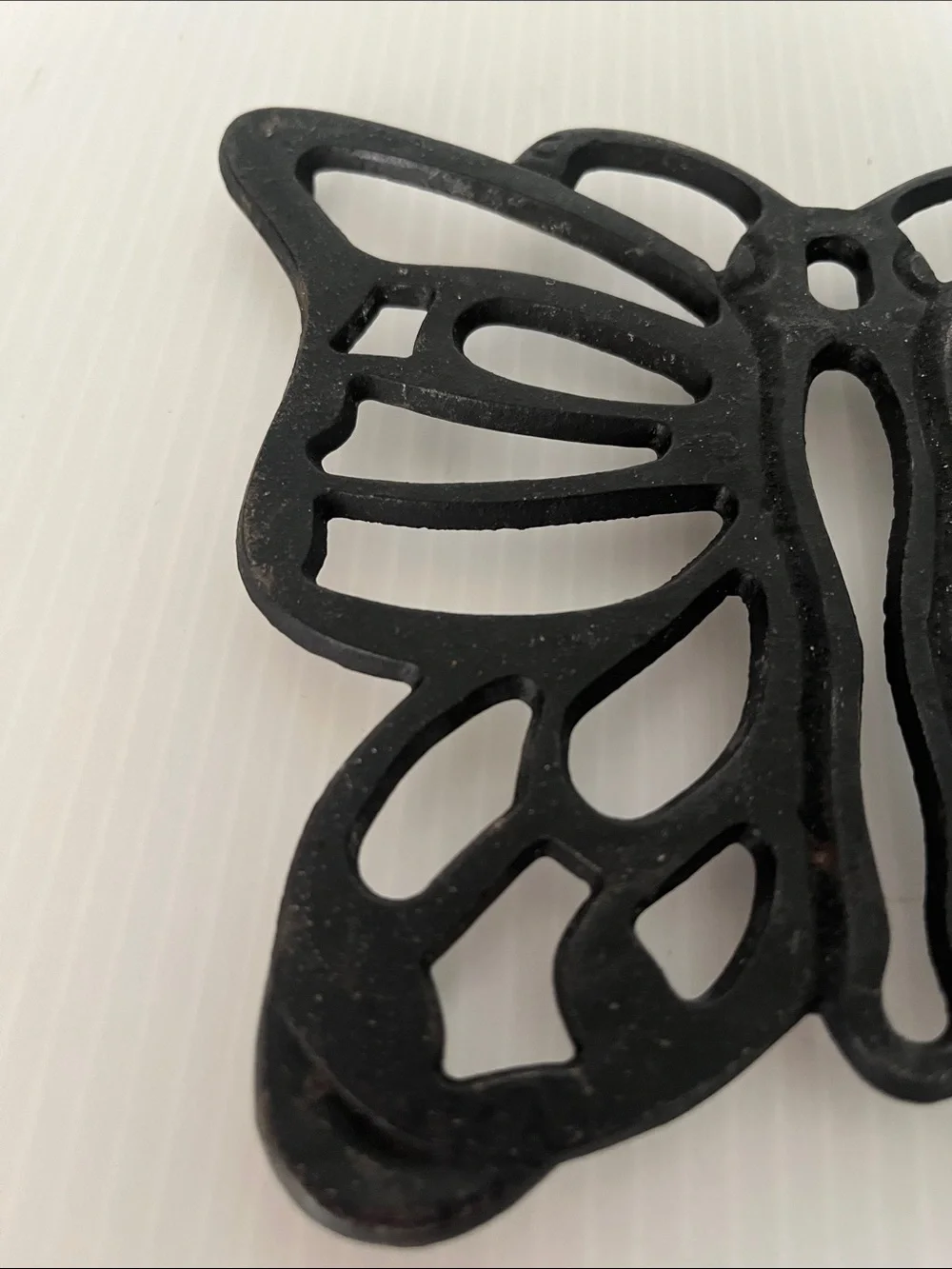 Vintage Cast Iron Butterfly Trivet/ Wall Decor
